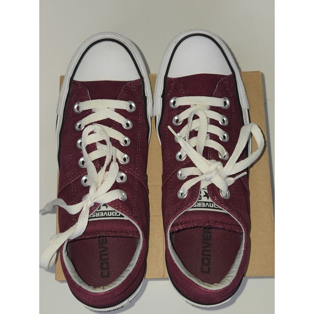 Converse Chuck Taylor All Star Low Top Sneakers | Women's Size 7 | Red White - Picture 5 of 8